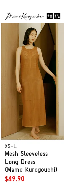 BANNER 3 - MESH SLEEVELESS LONG DRESS MAME KUROGOUCHI