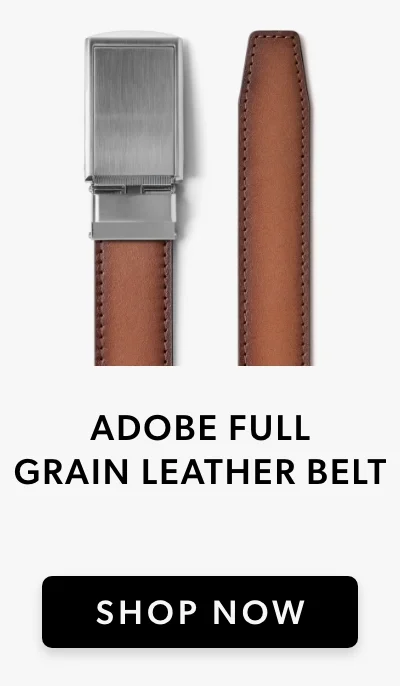 Adobe Full Grain Leather Belt