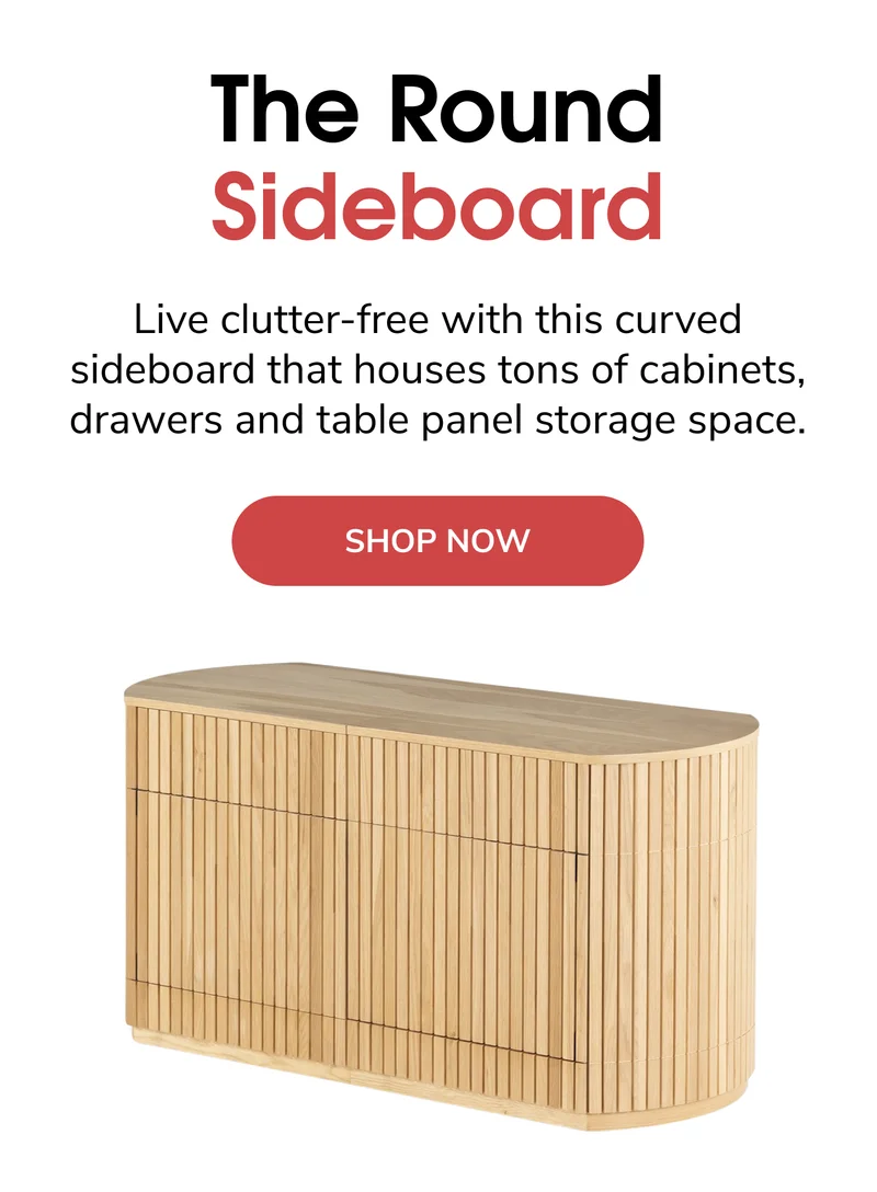 The Round Sideboard 💙