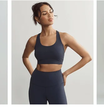 Revive Sports Bra - Navy Blue