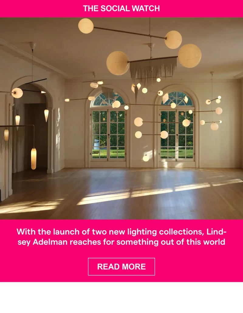 With the launch of two new lighting collections, Lindsey Adelman reaches for something out of this world