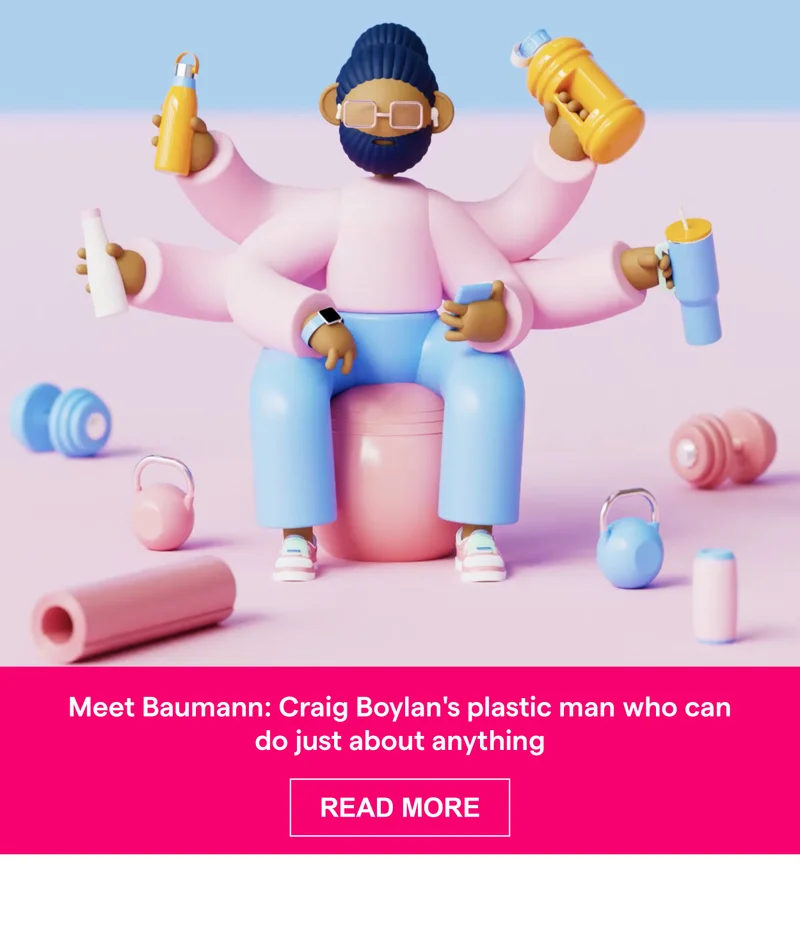 Meet Baumann: Craig Boylan's plastic man who can do just about anything