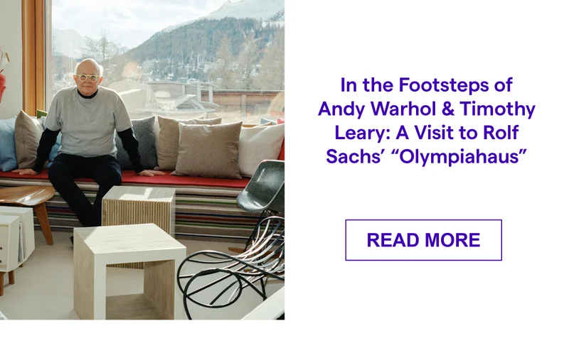 In the Footsteps of Andy Warhol & Timothy Leary: A Visit to Rolf Sachs’ “Olympiahaus”