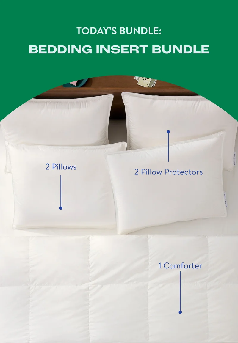 Today's Bundle: bedding inert bundle.