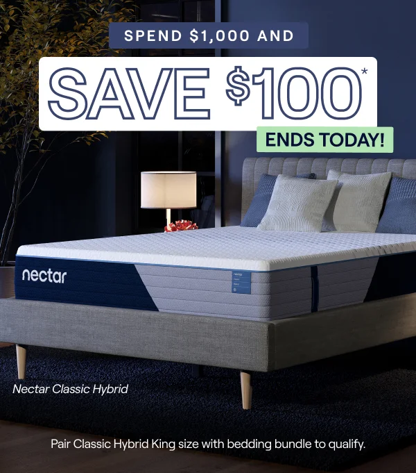 Spend $1,000 & Save $100*