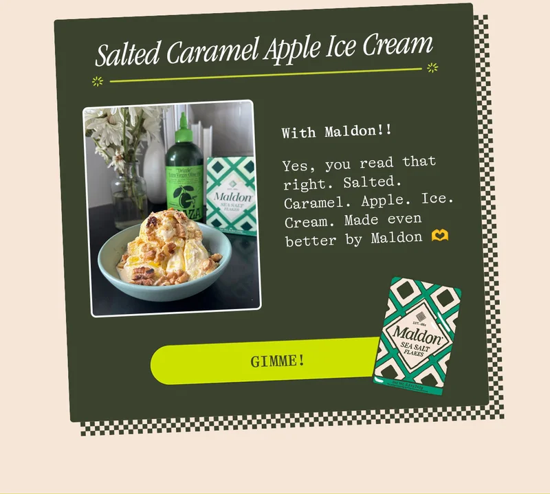 SALTED CARAMEL APPLE ICE CREAM