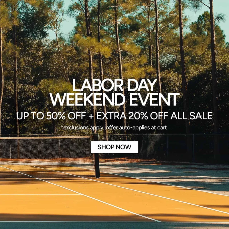 Labor Day Weekend Event. Up to 50% Off + Extra 20% Off All Sale. *Exclusions apply, offer auto-applies at cart