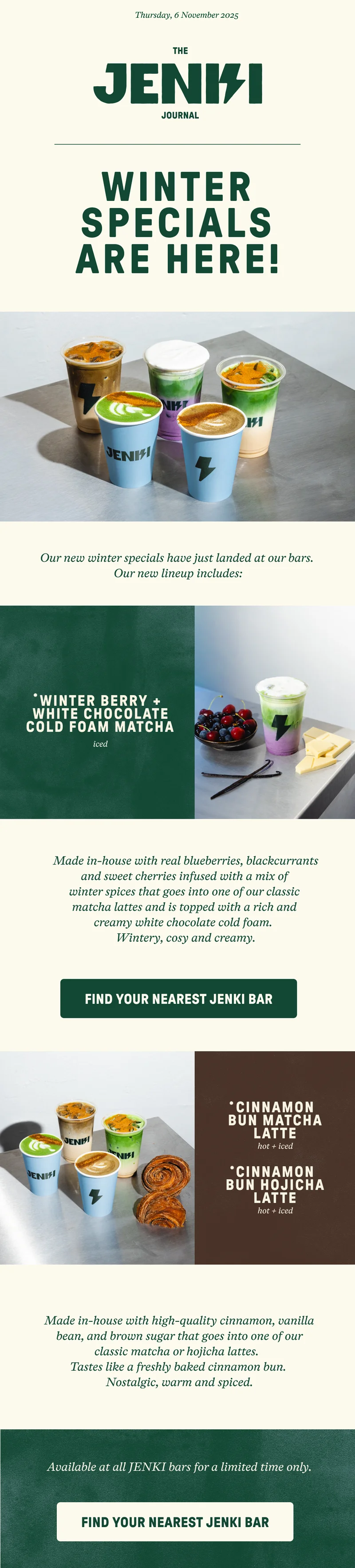 JENKI Winter Specials