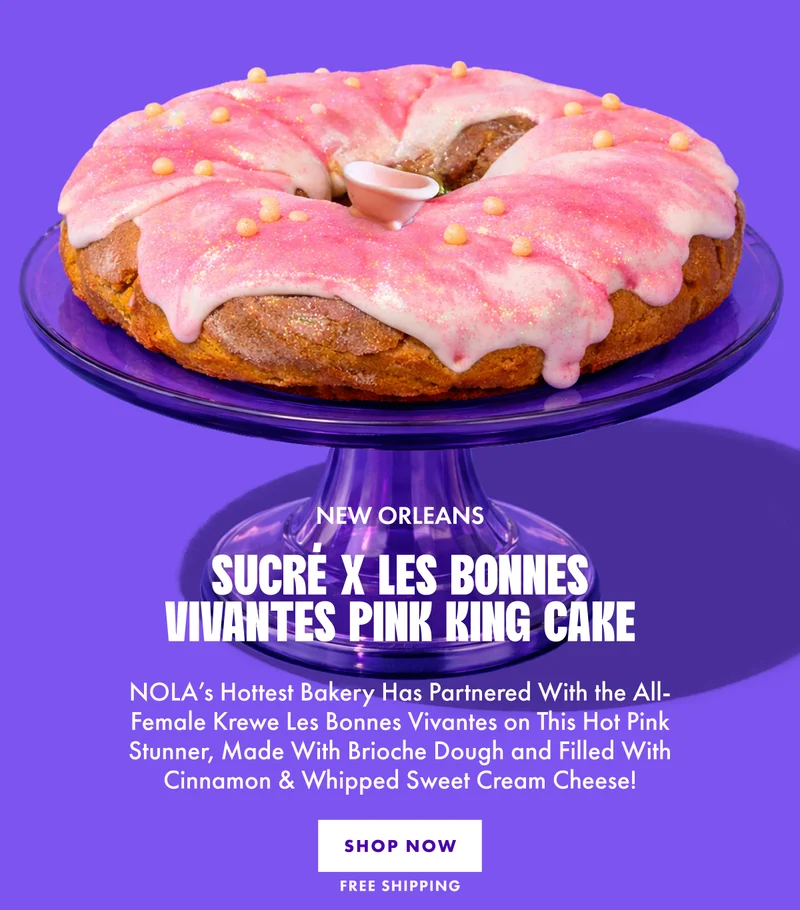Sucré x LBV Pink King Cake