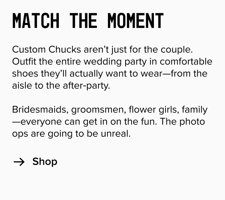 Custom Wedding Chucks