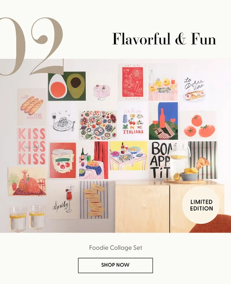 Foodie - Limited Edition Collage Set