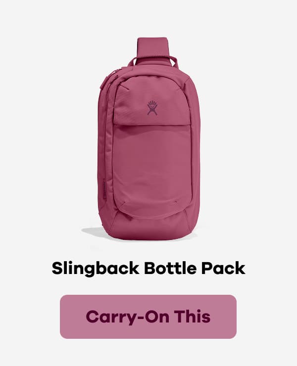 Slingback Bottle Pack. | Carry-On This