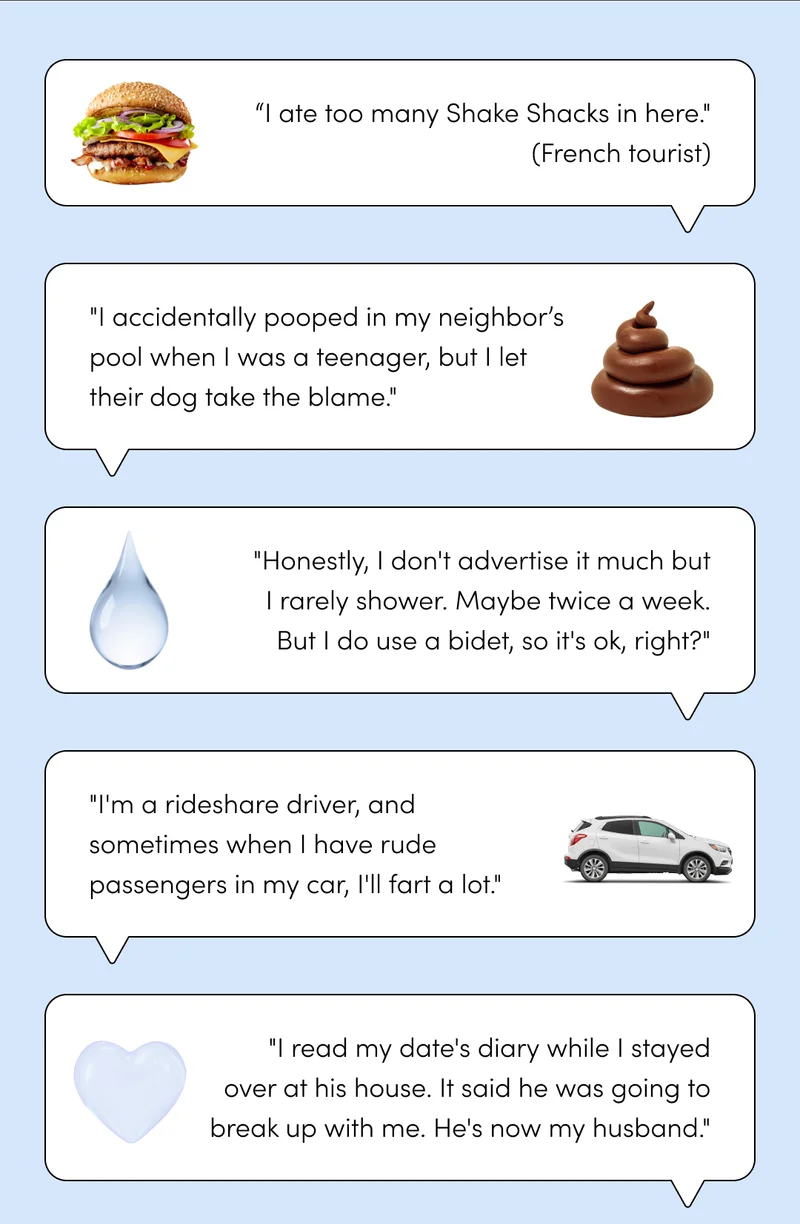 TUSHY CONFESSIONS
