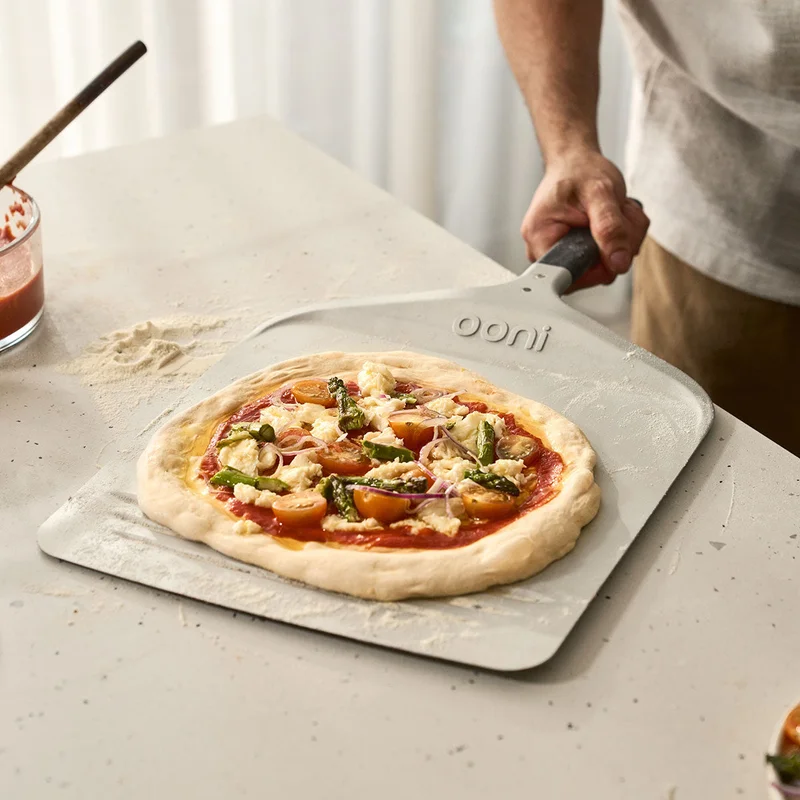 Compact Pizza Peel stored easily