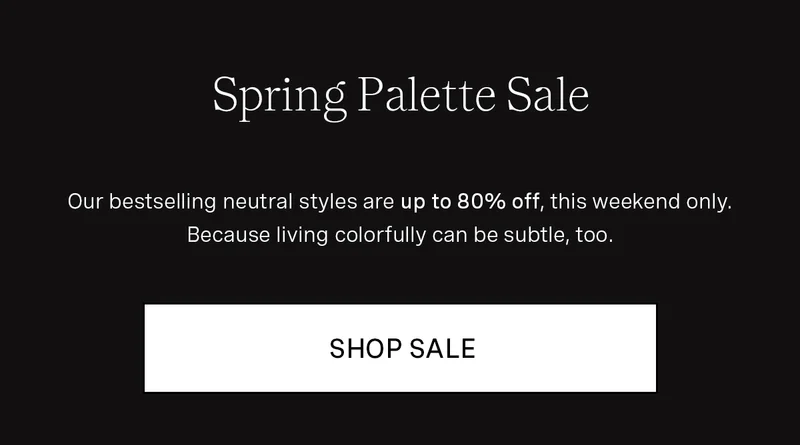 Spring Palette Sale