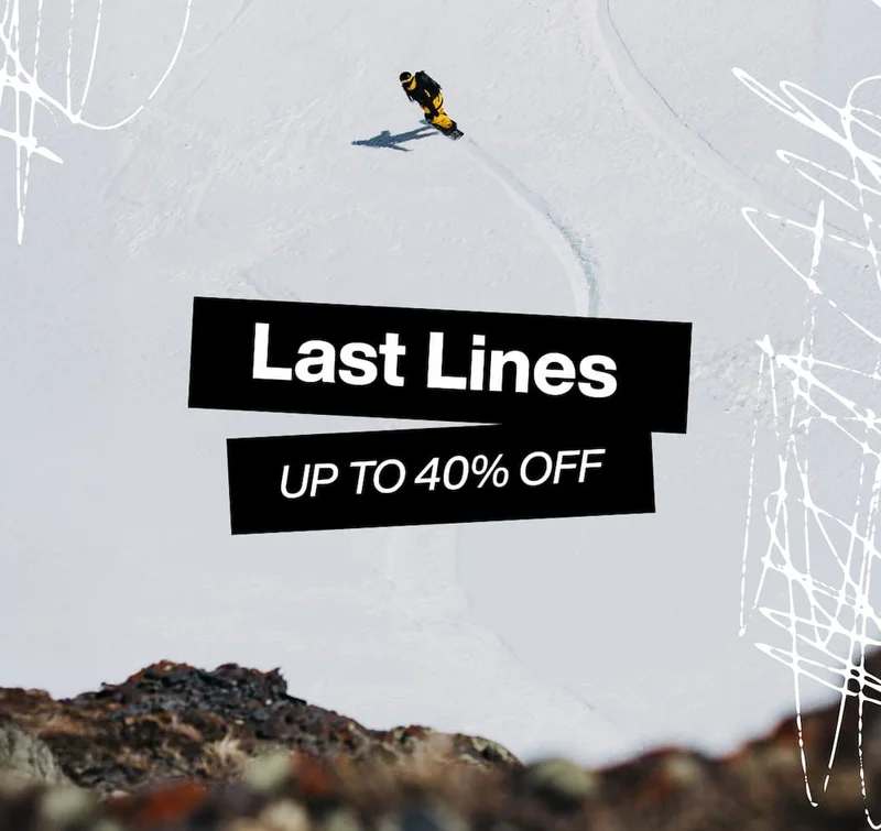 Last Lines: Up to 40% Off