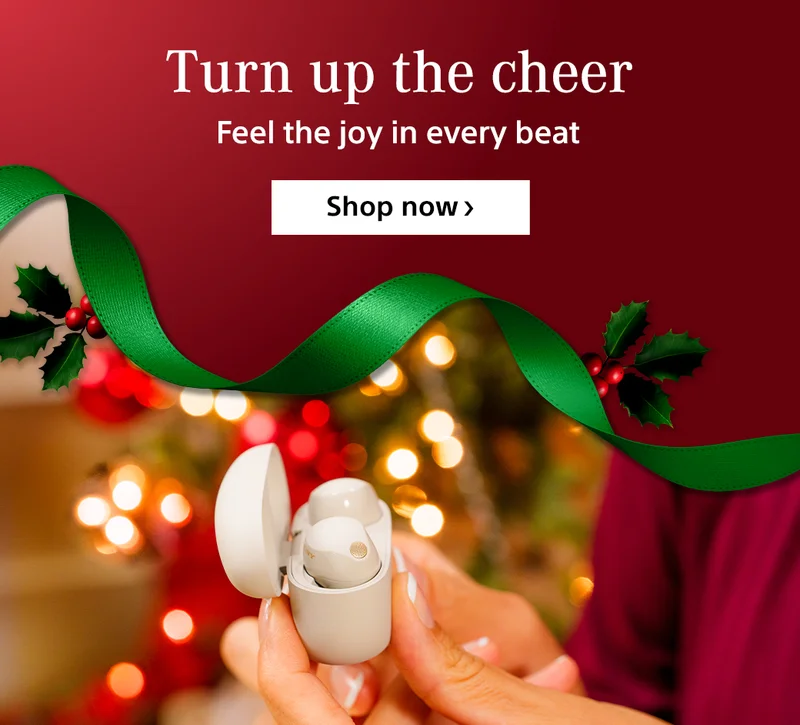 Turn up the cheer Feel the joy in every beat Shop now