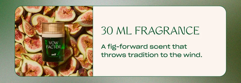 30 ml fragrance A fig-forward scent that throws tradition to the wind.