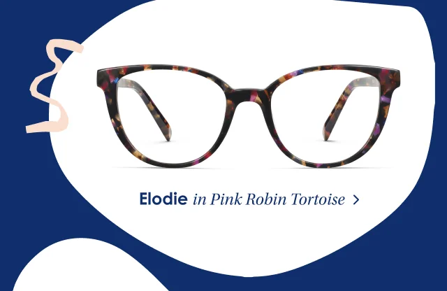 Elodie in Pink Robin Tortoise