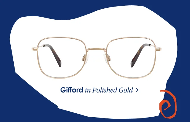 Gifford in Polished Gold