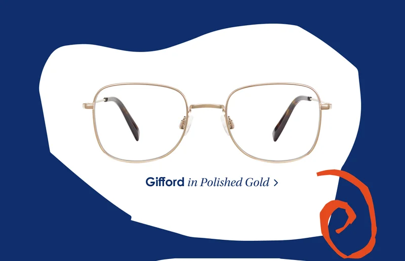 Gifford in Polished Gold