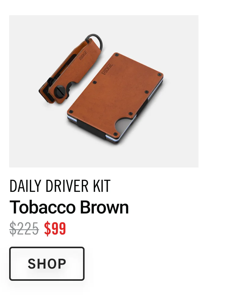 Daily Driver Kit | Tobacco Brown