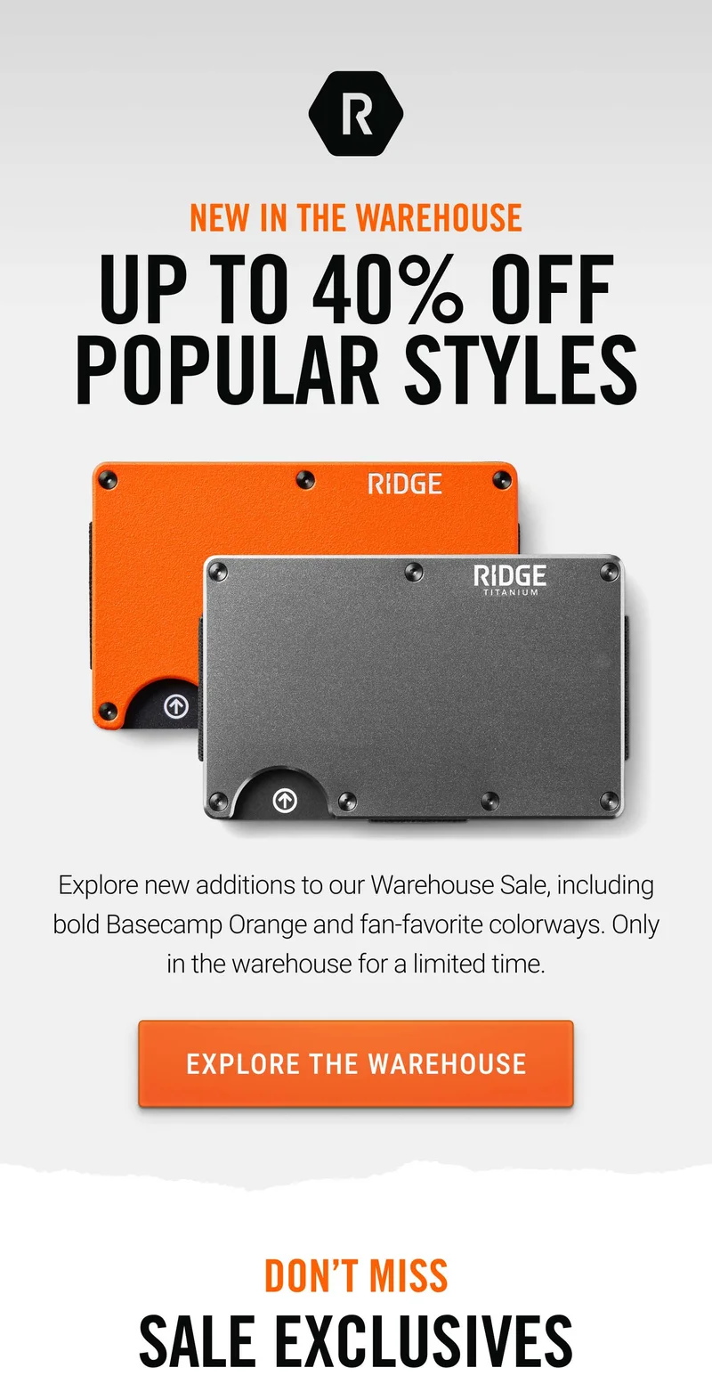 New In The Warehouse | Up to 40% OFF Popular Styles