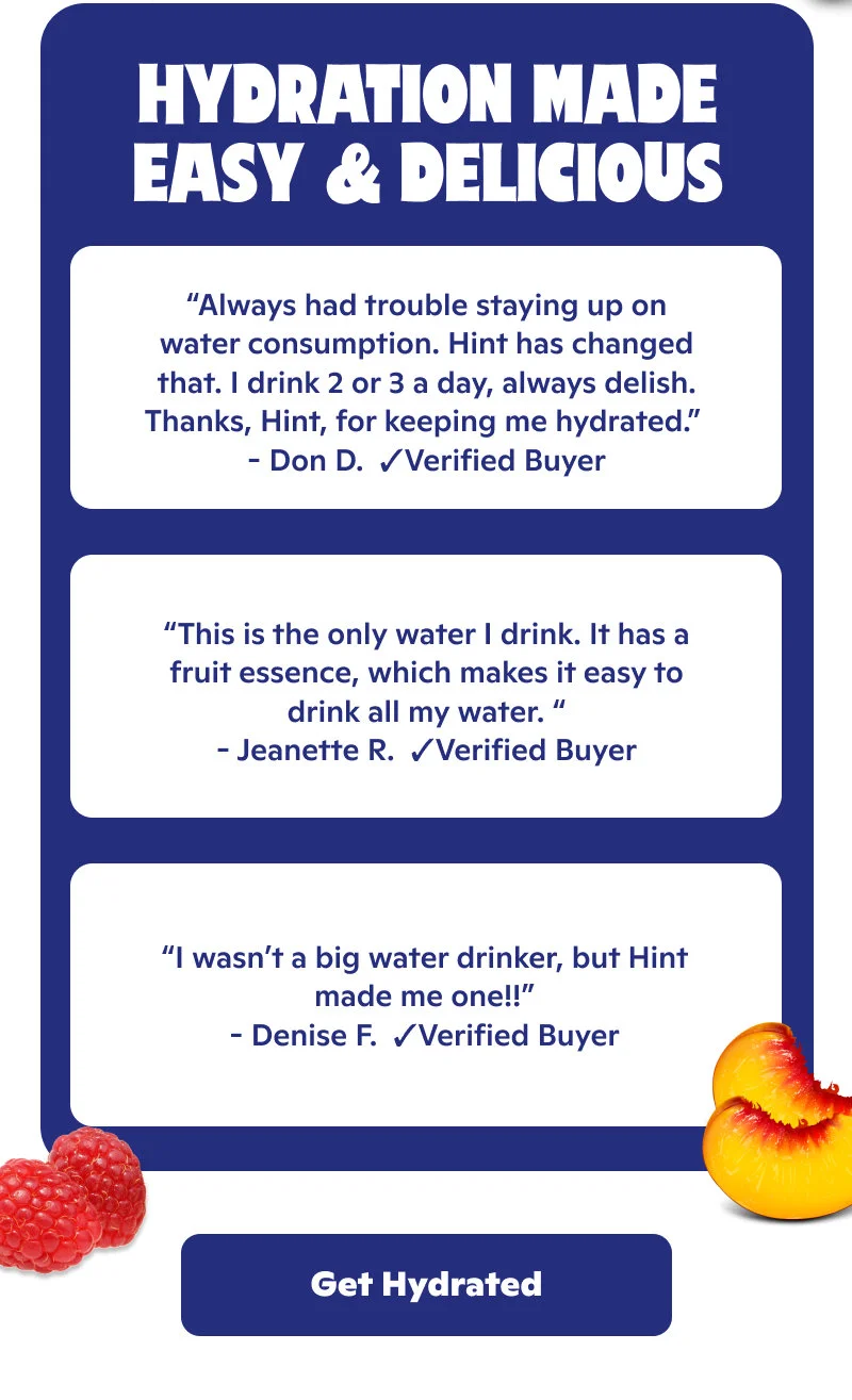 Hydration made easy and delicious