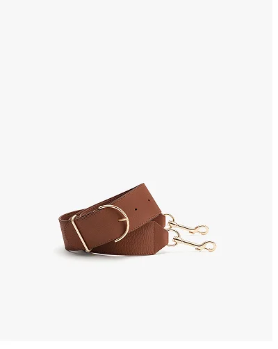 Adjustable Wide Strap Caramel