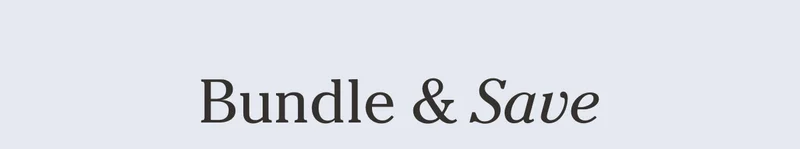 Bundle & Save