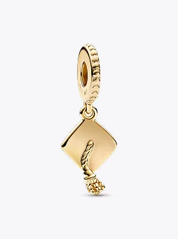 Graduation Cap Dangle Charm
