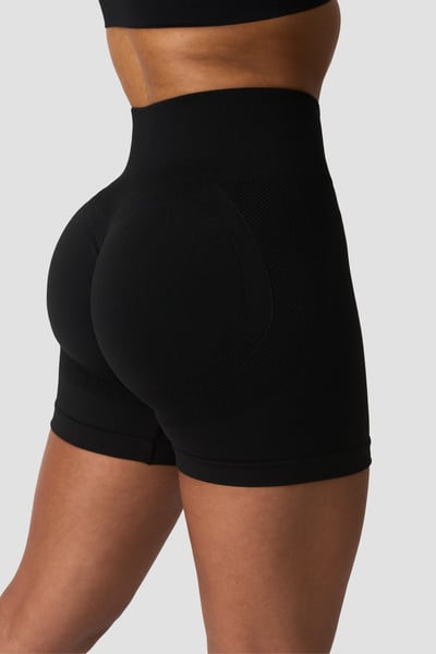 Image of Sculpt Seamless Midi Shorts Black