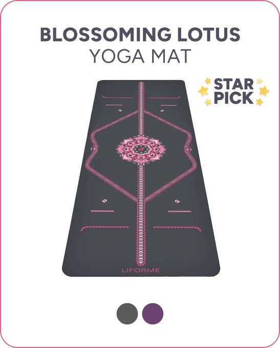Blossoming Lotus Yoga Mat