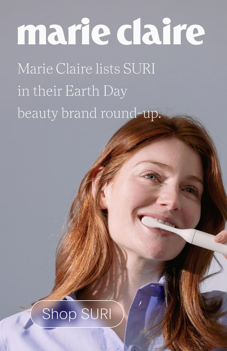 Marie Claire lists SURI in their Earth Day beauty brand round-up. |Shop SURI