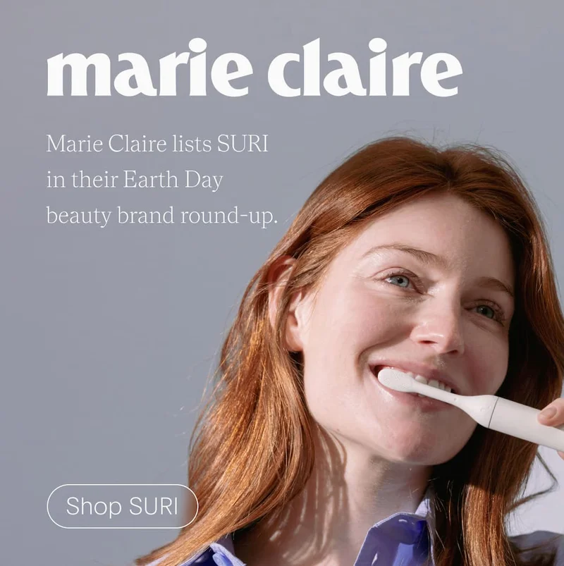 Marie Claire lists SURI in their Earth Day beauty brand round-up. |Shop SURI