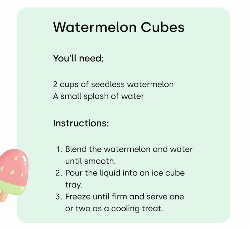 Watermelon Cubes