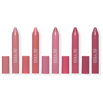 Doll 10 One Kiss at a Time 5PC Lip Crayon Collection