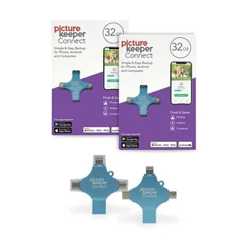 Picture Keeper Set of 2, 32GB Digital Storage & Photo Editing Devices