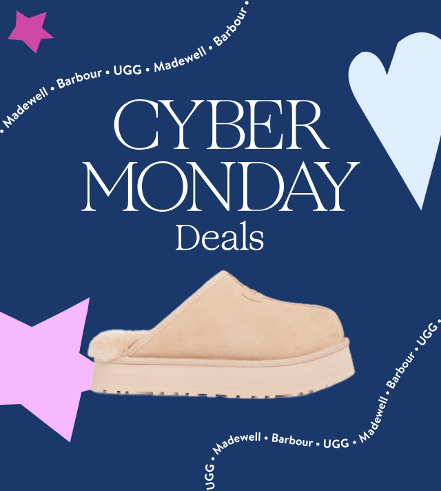 Cyber Monday Deals; an UGG slipper.