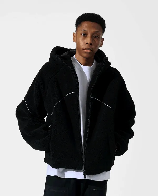 GIF of model wearing Fleeces