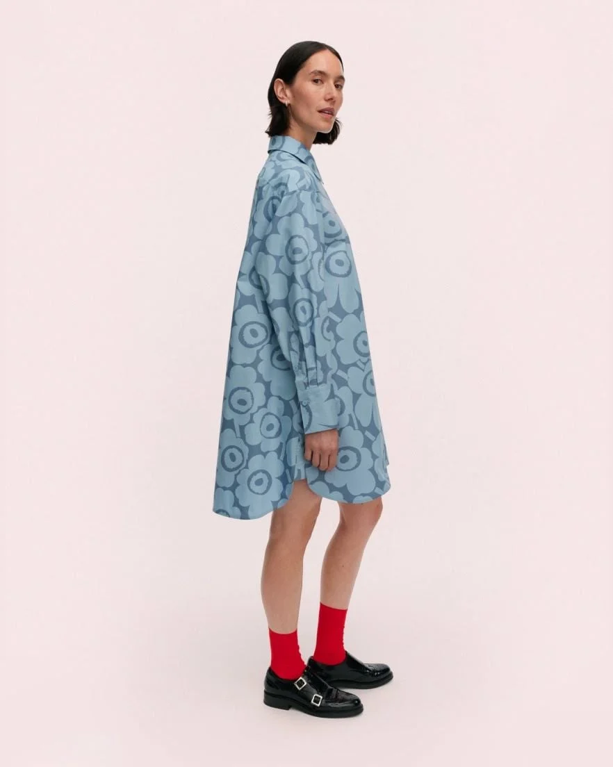 Kuvitelma Unikko Cotton shirt dress