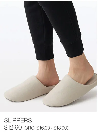 Online Only: Slippers $12.90