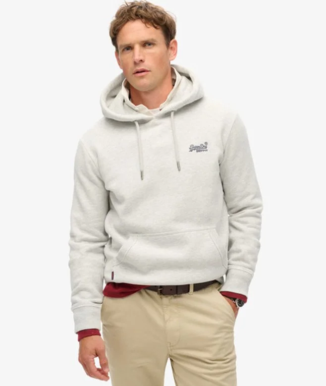 Essential Logo Hoodie - Light Grey