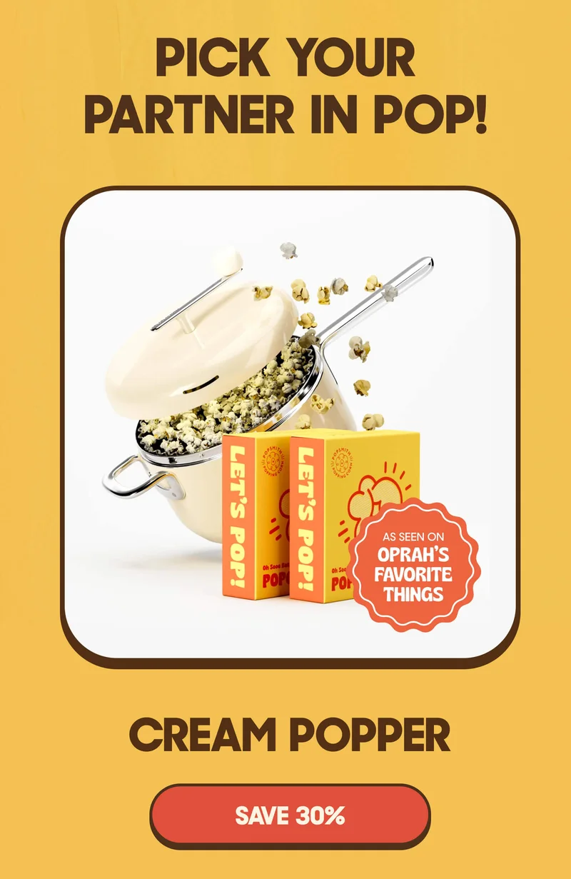 PICK YOUR PARTNER IN POP! CREAM POPPER SAVE 30%