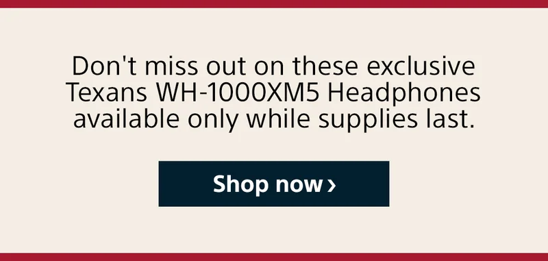 Exclusive Texans WH-1000XM5 Headphones | Shop now