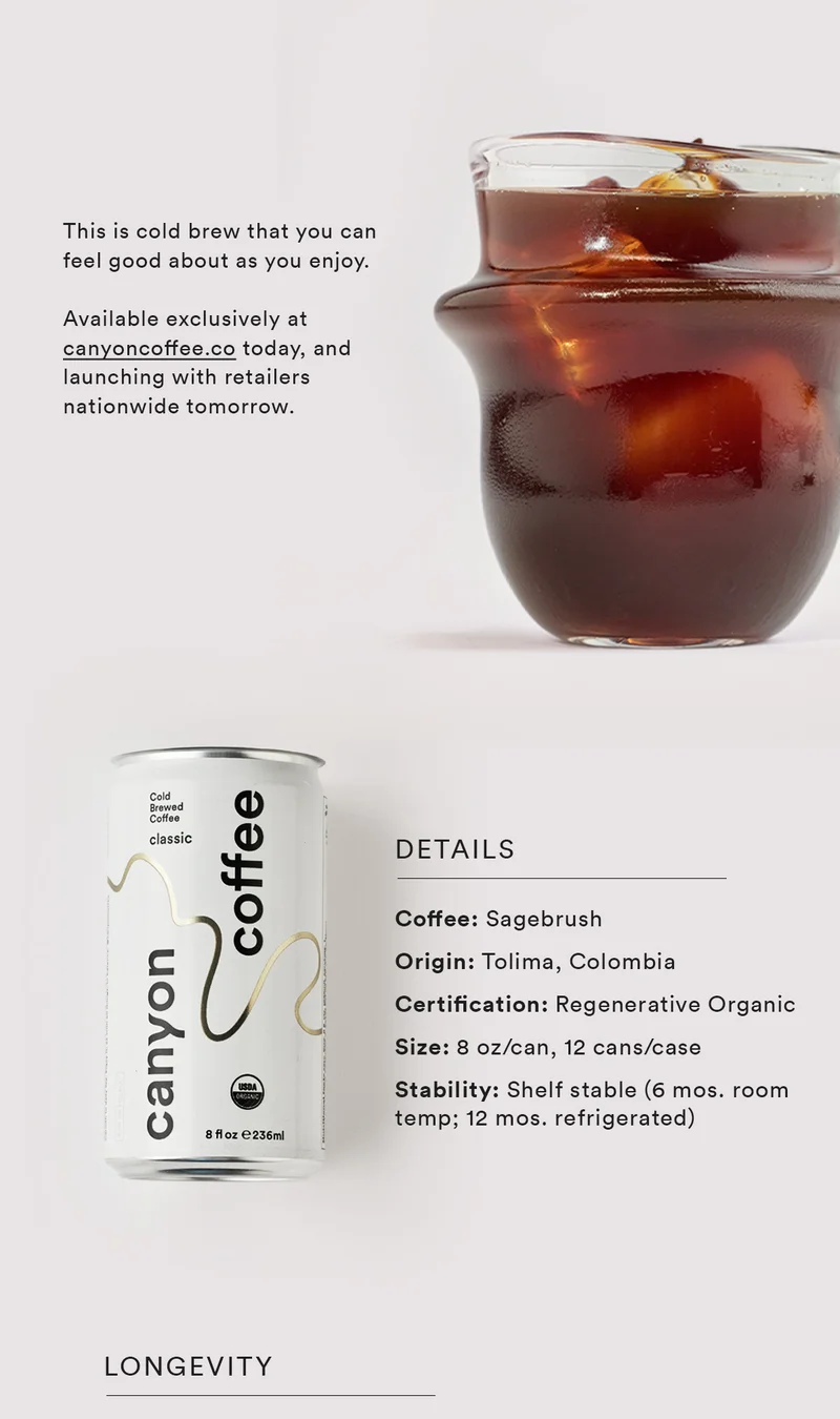 canyon cold brew