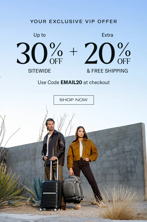 Extra 20% Off Plus FREE Shipping