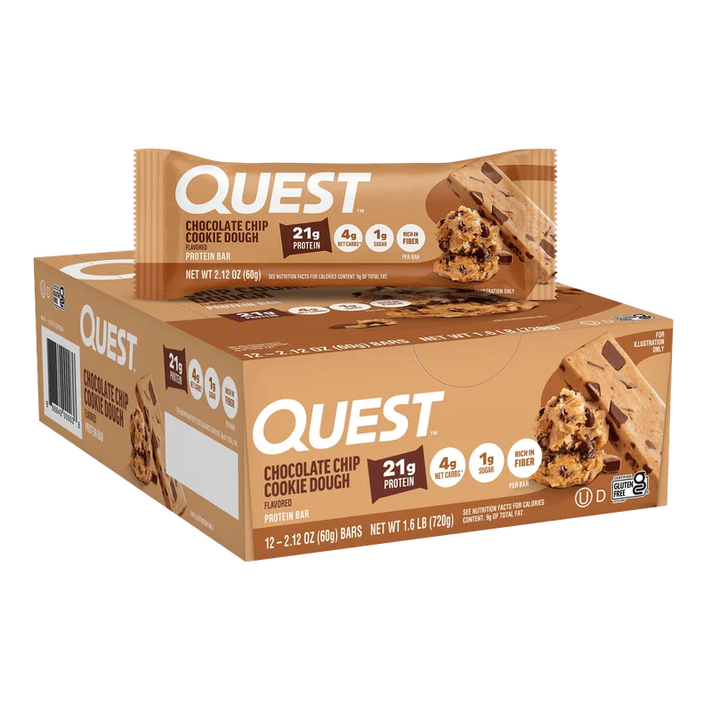 Image of Chocolate Chip Cookie Dough Protein Bars
