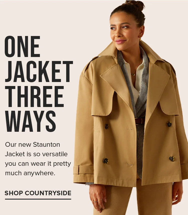ONE JACKET THREE WAYS | SHOP COUNTRYSIDE