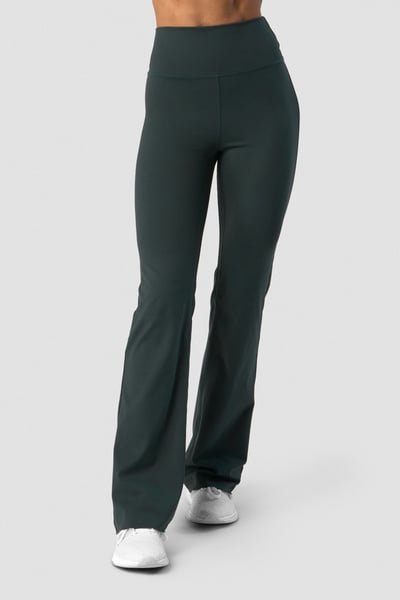 Image of Nimble Flared Tights Dark Green